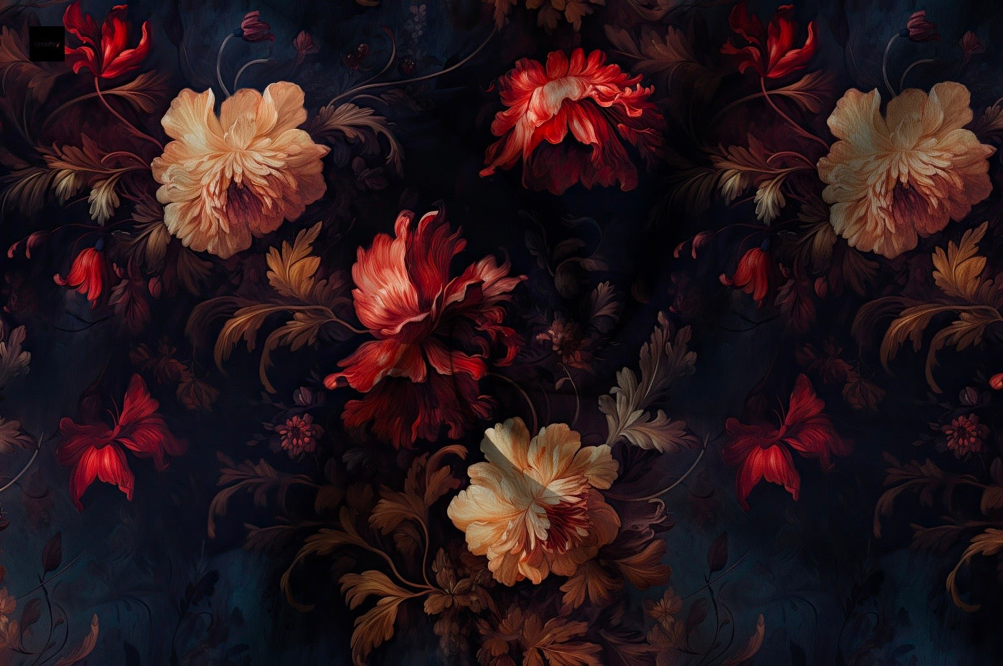 Antike Blumen 